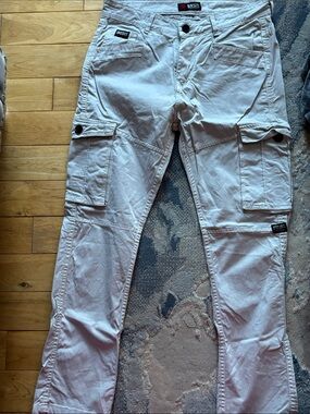 Diesel Men’s Light Beige Cargo Pants with Utility Pockets